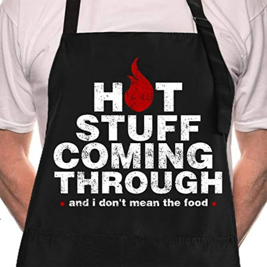 Funny BBQ Black Chef Aprons for Men,,Adjustable Kitchen Cooking Aprons with Pocket Waterproof Oil Proof Valentine's Day/Birthda
Funny BBQ Black Chef Aprons for Men,,Adjustable Kitchen Cooking Aprons with Pocket Waterproof Oil Proof Valentine's Day/Birthda