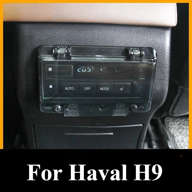 Rear Air Conditioning Panel Anti-kick Cover Switch Protection Box Defrost Switch Anti-touch Cover For Haval H9 2017-2018 2020
Rear Air Conditioning Panel Anti-kick Cover Switch Protection Box Defrost Switch Anti-touch Cover For Haval H9 2017-2018 2020