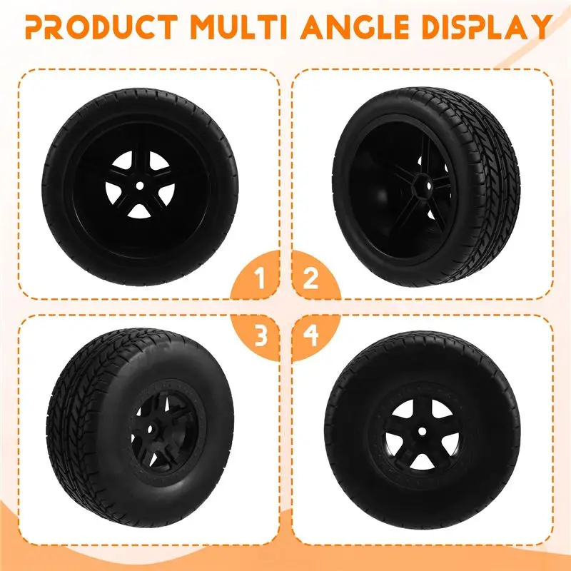 12Mm Hex RC Wheels And Tires 1/10 Scale RC Truck Tires And Wheels For Rustler/Stampede 2Wd
12Mm Hex RC Wheels And Tires 1/10 Scale RC Truck Tires And Wheels For Rustler/Stampede 2Wd