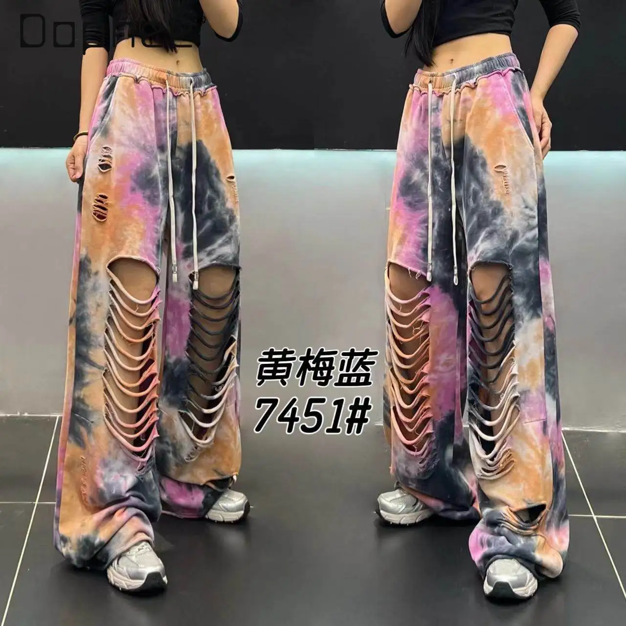 Новые модные повседневные брюки с эффектом тай-дай и потертостями для женщин, свободные прямые широкие брюки, коллекция Весна-Лето 2026
Новые модные повседневные брюки с эффектом тай-дай и потертостями для женщин, свободные прямые широкие брюки, коллекция Весна-Лето 2026