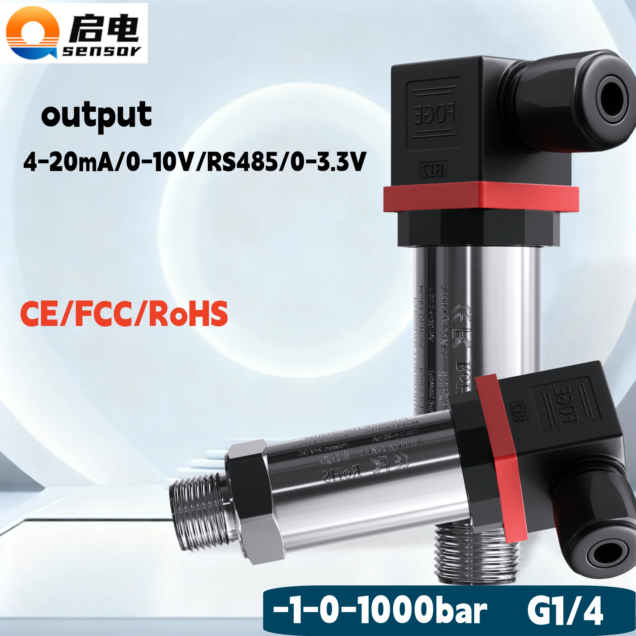 Датчик давления 100 бар, 200 бар, 400 бар, 0,1 бар/0,2 бар/0,3 бар, 0-10 В G1/4 'масло, вода, газ -1-0-1000 бар, датчик давления RS485
Датчик давления 100 бар, 200 бар, 400 бар, 0,1 бар/0,2 бар/0,3 бар, 0-10 В G1/4 'масло, вода, газ -1-0-1000 бар, датчик давления RS485