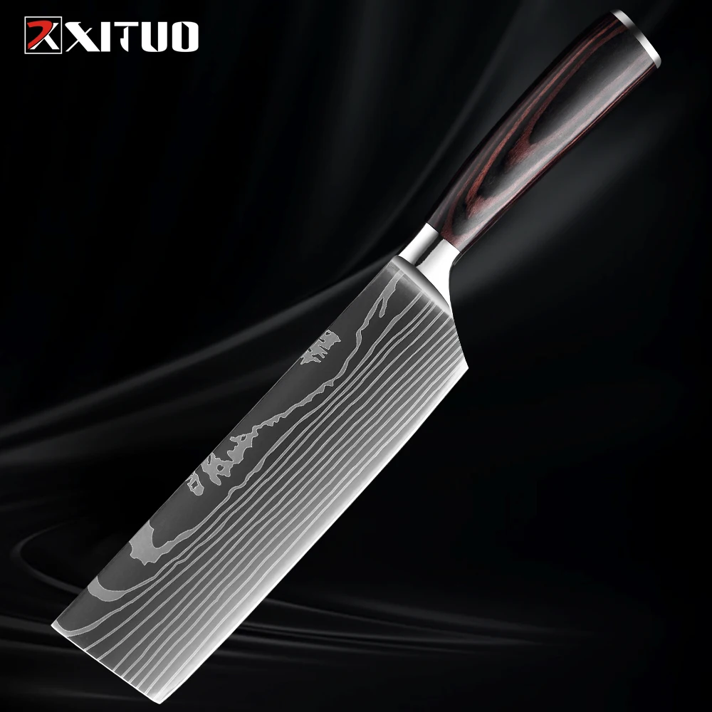 7 Inch Nakiri Knife Asian Vegetable Cleaver Razor Sharp Kitchen Knife High Carbon Stainless Steel Multi Chopping Chef Knife
7 Inch Nakiri Knife Asian Vegetable Cleaver Razor Sharp Kitchen Knife High Carbon Stainless Steel Multi Chopping Chef Knife