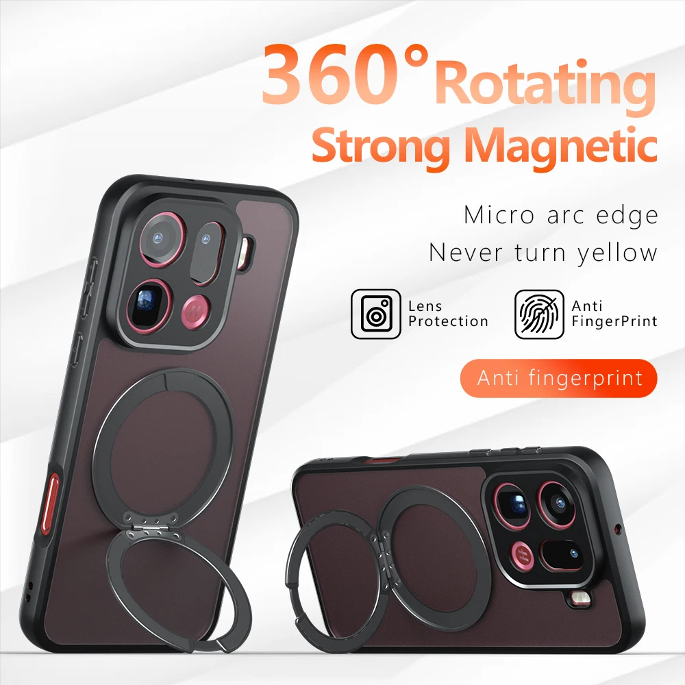 Magnetic Ring Stand Cover for OPPO Find X9 Pro / X9 Ultra Case Ultra Thin Matte Translucent & Clear Full Protection Funda Capa
Magnetic Ring Stand Cover for OPPO Find X9 Pro / X9 Ultra Case Ultra Thin Matte Translucent & Clear Full Protection Funda Capa