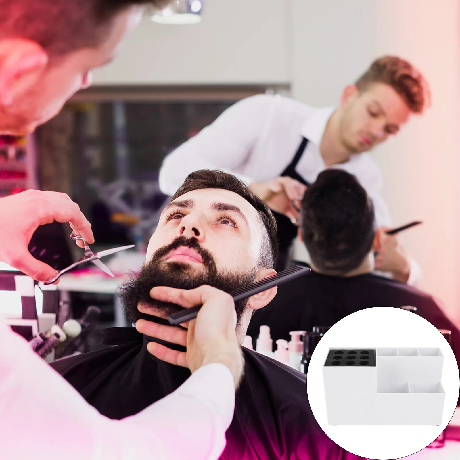 Органайзер для парикмахерских инструментов: вместительный бокс для ножниц, расчесок и других принадлежностей для салона красоты
Органайзер для парикмахерских инструментов: вместительный бокс для ножниц, расчесок и других принадлежностей для салона красоты