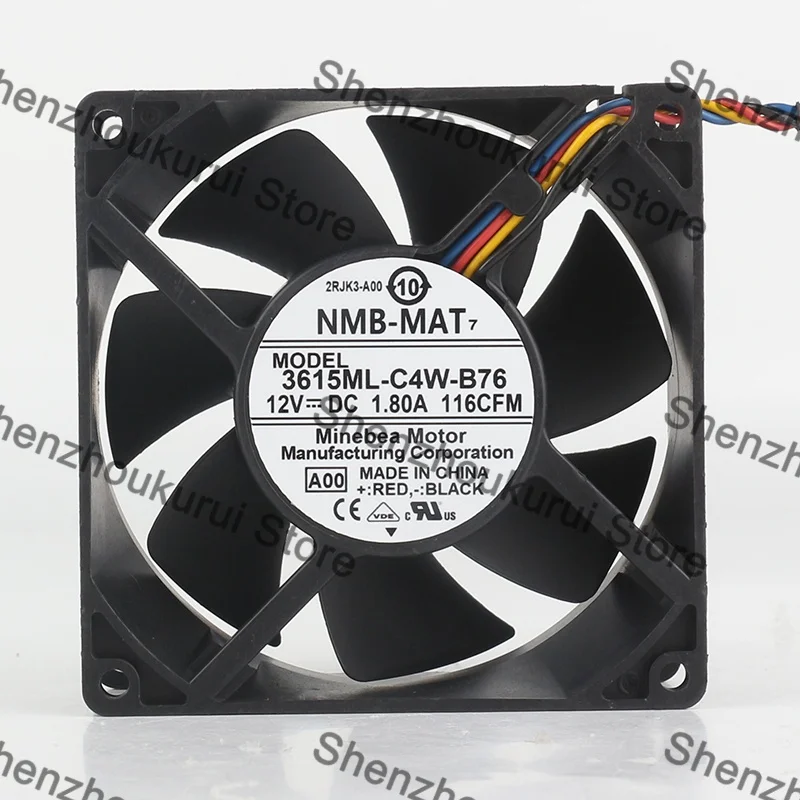 New original NMB 9038 DC 12V 1.80A AC EC 9CM High air volume Server 90X90X38MM four-wire 3615ML-C4W-B76 cooling fan
New original NMB 9038 DC 12V 1.80A AC EC 9CM High air volume Server 90X90X38MM four-wire 3615ML-C4W-B76 cooling fan