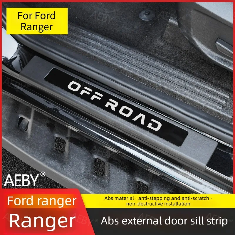For Ford Ranger 2022-2026 Door sill anti-scratch board ABS anti-scratch,Exterior sill scuff plate,Entrance pedal trim,auto parts
For Ford Ranger 2022-2026 Door sill anti-scratch board ABS anti-scratch,Exterior sill scuff plate,Entrance pedal trim,auto parts