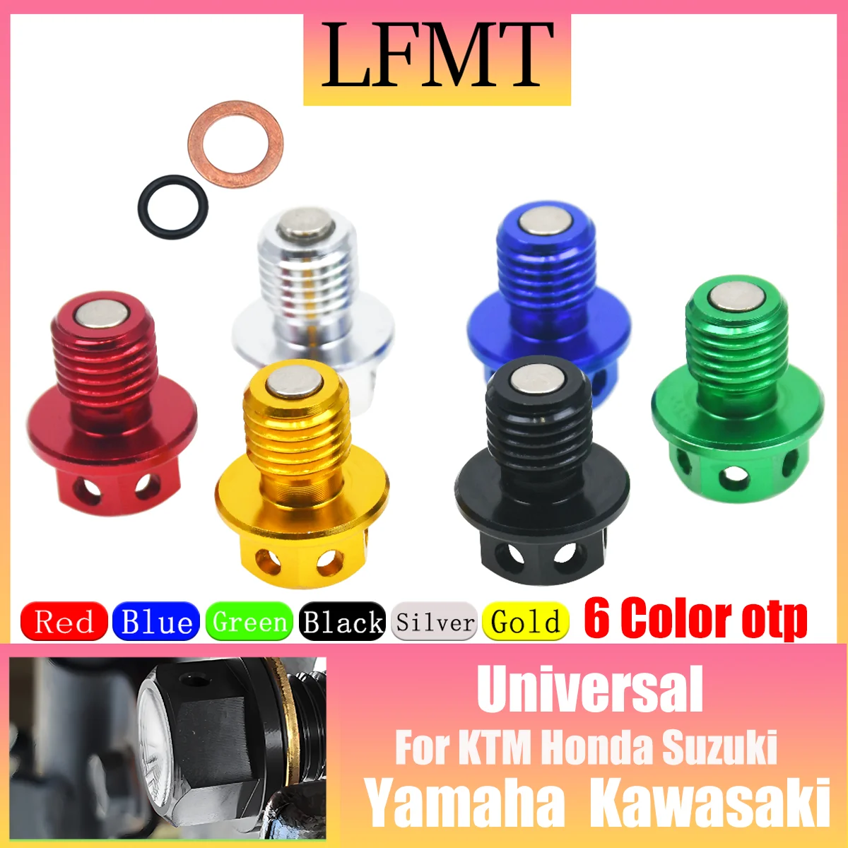 Oil Drain Plug Bolt Screw For Kawasaki Ninja 250R 250SL 400R 600R 650R 750R Z250 Z250R Z750 ZR750S Z800 Z900RS Z1000 ZX14 ZX14R
Oil Drain Plug Bolt Screw For Kawasaki Ninja 250R 250SL 400R 600R 650R 750R Z250 Z250R Z750 ZR750S Z800 Z900RS Z1000 ZX14 ZX14R