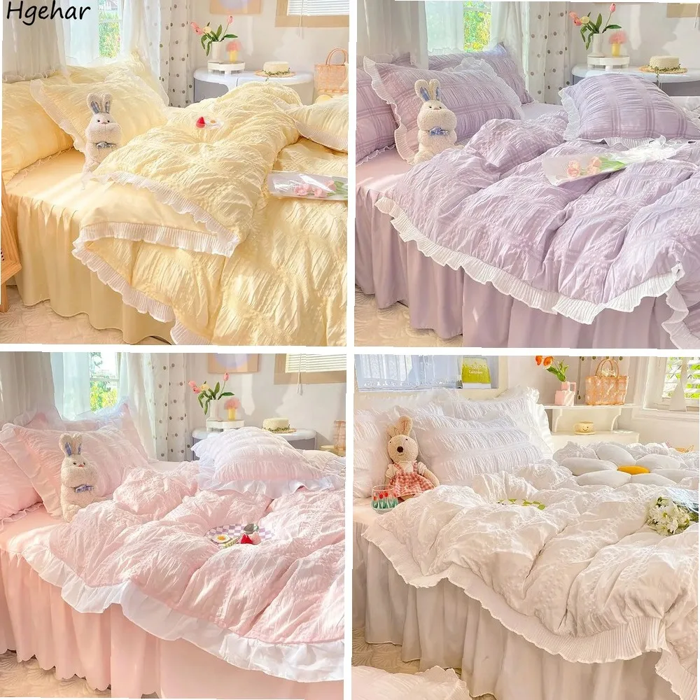 Duvet Cover Sweet Princess Comfortable Household Skin-friendly Dormitory Students Korean Fashion Breathable Textile Bedroom Ins
Duvet Cover Sweet Princess Comfortable Household Skin-friendly Dormitory Students Korean Fashion Breathable Textile Bedroom Ins