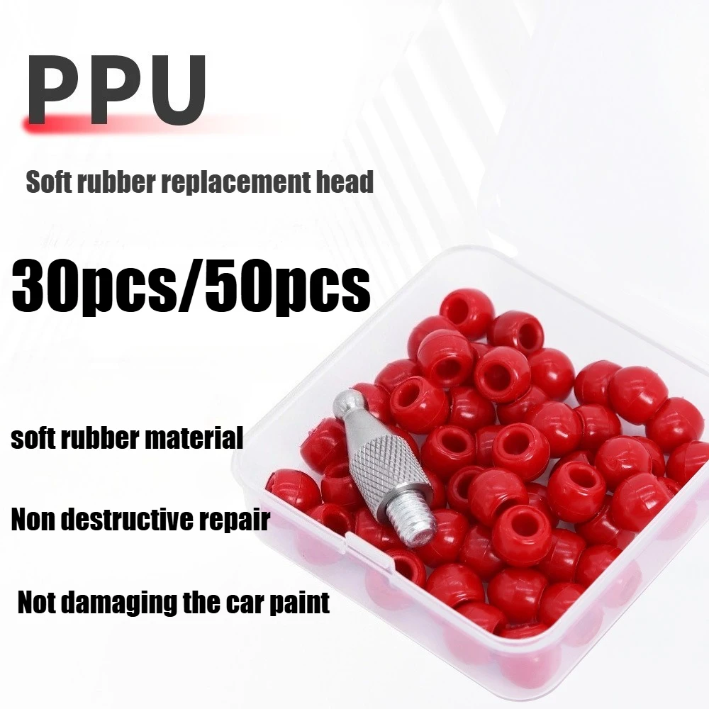 30pcs/50pcs Car Dent Repair Tool Leather Hat Hammer Replacement Head Dent Repair Head Hook Top Pit Top Head M8 Thread Link
30pcs/50pcs Car Dent Repair Tool Leather Hat Hammer Replacement Head Dent Repair Head Hook Top Pit Top Head M8 Thread Link