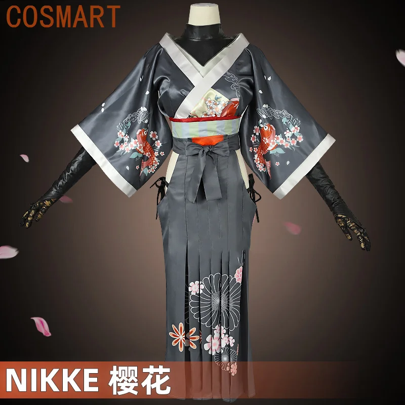 COSMART NIKKE, богиня победы Сакура, костюм для игры, великолепное кимоно, косплей костюм на Хэллоуин, Женский костюм для ролевых игр
COSMART NIKKE, богиня победы Сакура, костюм для игры, великолепное кимоно, косплей костюм на Хэллоуин, Женский костюм для ролевых игр