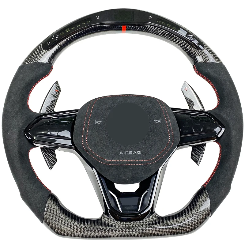 ZJZ светодиодный руль из углеродного волокна, индивидуальный интерьер Napa для Volkswagen Arteon VW Golf 8 GTI R Line MK8 Touareg Tiguan
ZJZ светодиодный руль из углеродного волокна, индивидуальный интерьер Napa для Volkswagen Arteon VW Golf 8 GTI R Line MK8 Touareg Tiguan