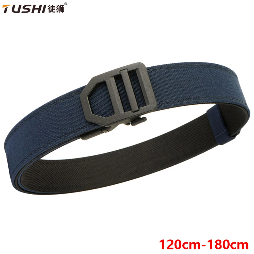 TUSHI New Quick Release Pluggable Buckle Tactical Belt Outdoor 1100D Nylon Military Belts For Men Pant Gun Belt IPSC Accessories
TUSHI New Quick Release Pluggable Buckle Tactical Belt Outdoor 1100D Nylon Military Belts For Men Pant Gun Belt IPSC Accessories