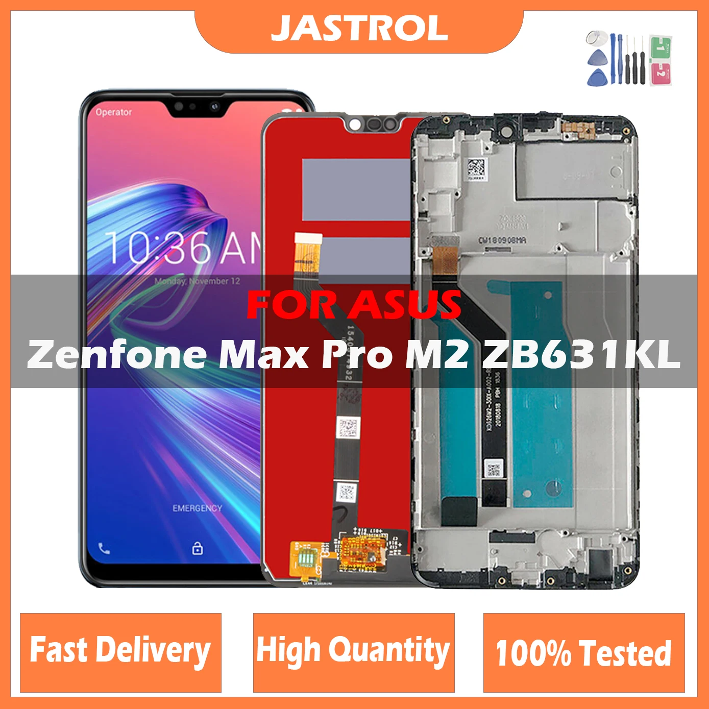 Lcd For Asus Zenfone Max Pro M2 ZB631KL Screen Replacement ZB631KL LCD Display Zenfone Max Pro M2 ZB631KL LCD with Frame
Lcd For Asus Zenfone Max Pro M2 ZB631KL Screen Replacement ZB631KL LCD Display Zenfone Max Pro M2 ZB631KL LCD with Frame
