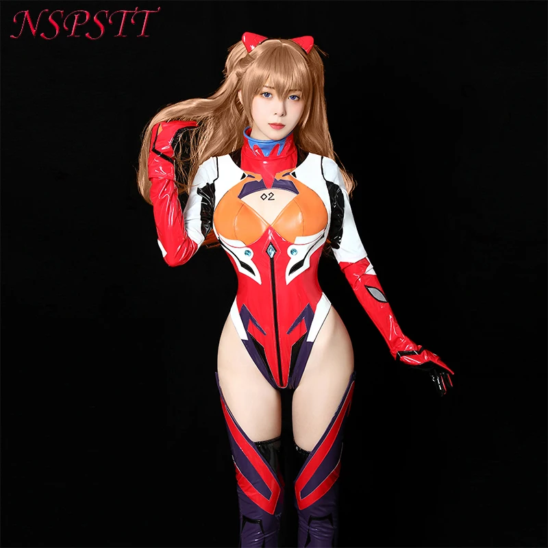 NSPSTT EVA Asuka Langley Soryu Combat Suit Cosplay Costume Asuka Langley Soryu Women's Separate Leather Jacket and Pants Set
NSPSTT EVA Asuka Langley Soryu Combat Suit Cosplay Costume Asuka Langley Soryu Women's Separate Leather Jacket and Pants Set