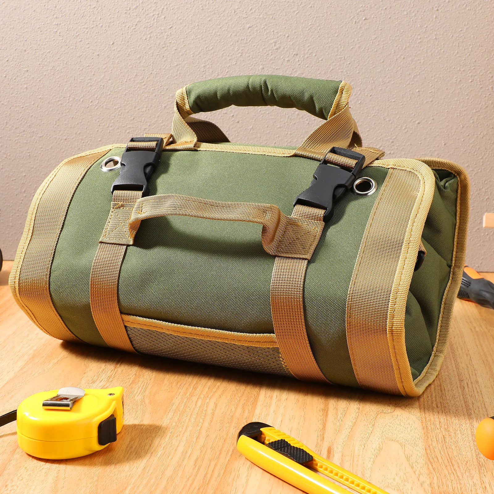 Portable Hardware Tool Bag Durable Oxford Cloth Mechanic Organizer Wrench Tools Electricians Rolling Pouch Military Green Large
Portable Hardware Tool Bag Durable Oxford Cloth Mechanic Organizer Wrench Tools Electricians Rolling Pouch Military Green Large