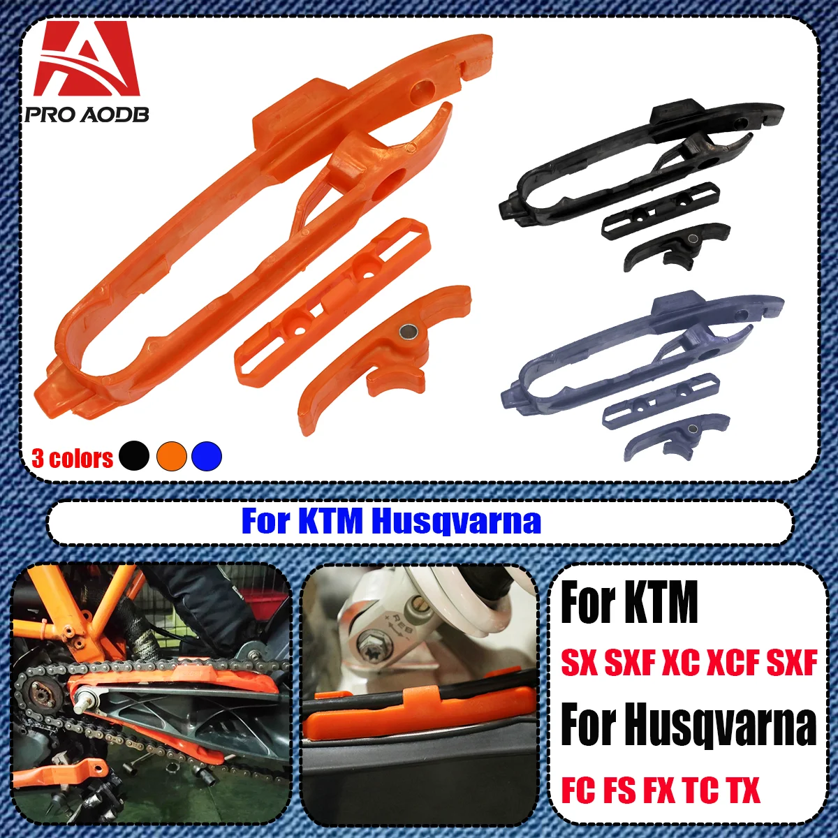 Motorcycle NEW 2024 Brake Hose Clamp Swingarm Chain Slider Kit For KTM HUSQVARNA SXF EXC FX 125 150 200 250 300-450 2016-2023
Motorcycle NEW 2024 Brake Hose Clamp Swingarm Chain Slider Kit For KTM HUSQVARNA SXF EXC FX 125 150 200 250 300-450 2016-2023