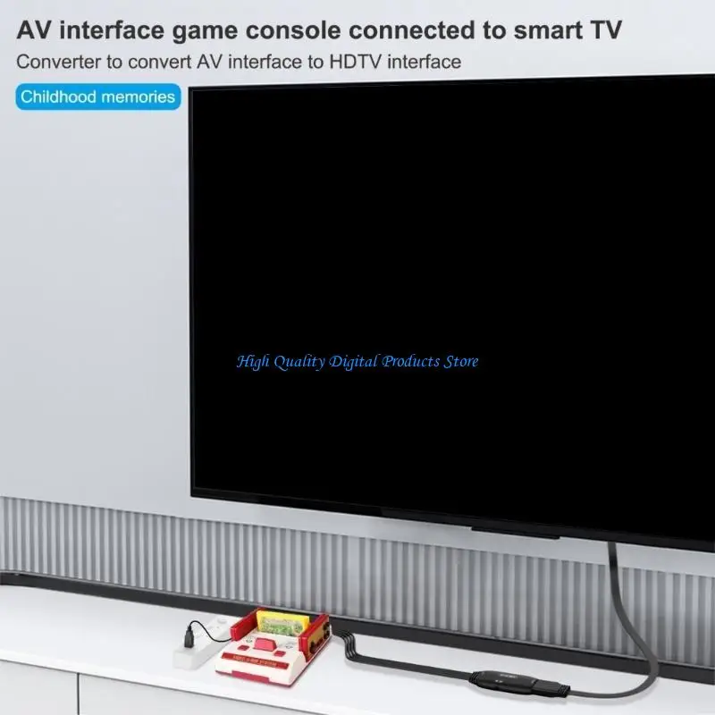 U2JE Plugs and Play AVs to HDMIs Adapter RCAto HDMIs Converter for Effortless Connection of Classical Devices to New Displays
U2JE Plugs and Play AVs to HDMIs Adapter RCAto HDMIs Converter for Effortless Connection of Classical Devices to New Displays
