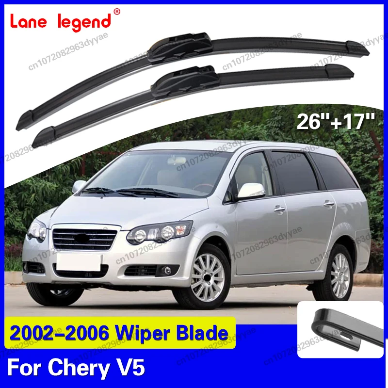 2PCS For Chery V5 2002 2003 2004 2005 2006 Front Wiper Blades Windshield Windscreen Window Cutter Accessories 26"+17"
2PCS For Chery V5 2002 2003 2004 2005 2006 Front Wiper Blades Windshield Windscreen Window Cutter Accessories 26"+17"