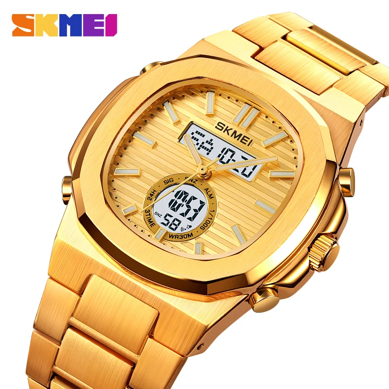 SKMEI 2279 Men’s Digital Quartz Watch Dual Display Multifunctional Stopwatch Luminous Calendar Sports Fashion Watches for Man
SKMEI 2279 Men’s Digital Quartz Watch Dual Display Multifunctional Stopwatch Luminous Calendar Sports Fashion Watches for Man