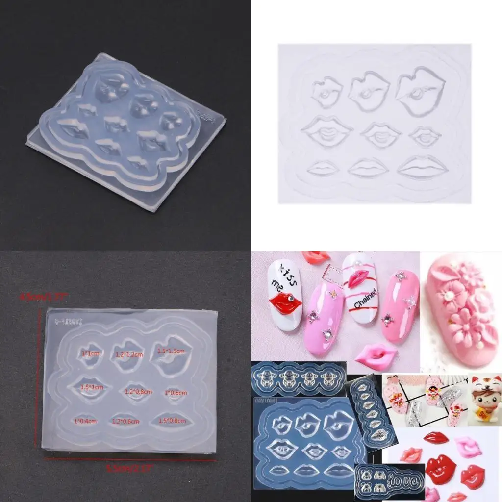 J78F Silicone Mini Lips Shaped Mold Art Epoxy Casting Mould Template Mouth Silicone Resin Mold Jewelry Tools Art Crafts
J78F Silicone Mini Lips Shaped Mold Art Epoxy Casting Mould Template Mouth Silicone Resin Mold Jewelry Tools Art Crafts