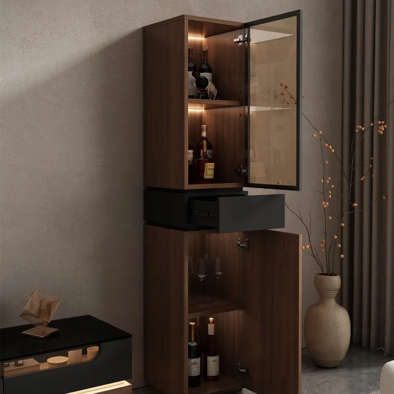 Italian minimalist solid wood wine corner TV sofa side glass display corner storage cabinet
Italian minimalist solid wood wine corner TV sofa side glass display corner storage cabinet