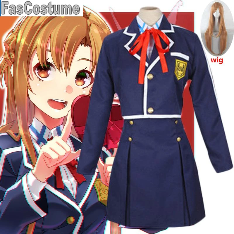 FasCostumeAnime Sword Art Online SAO Yuuki Asuna Cosplay Costume Wig Women School Uniform Full Set with Shirt
FasCostumeAnime Sword Art Online SAO Yuuki Asuna Cosplay Costume Wig Women School Uniform Full Set with Shirt