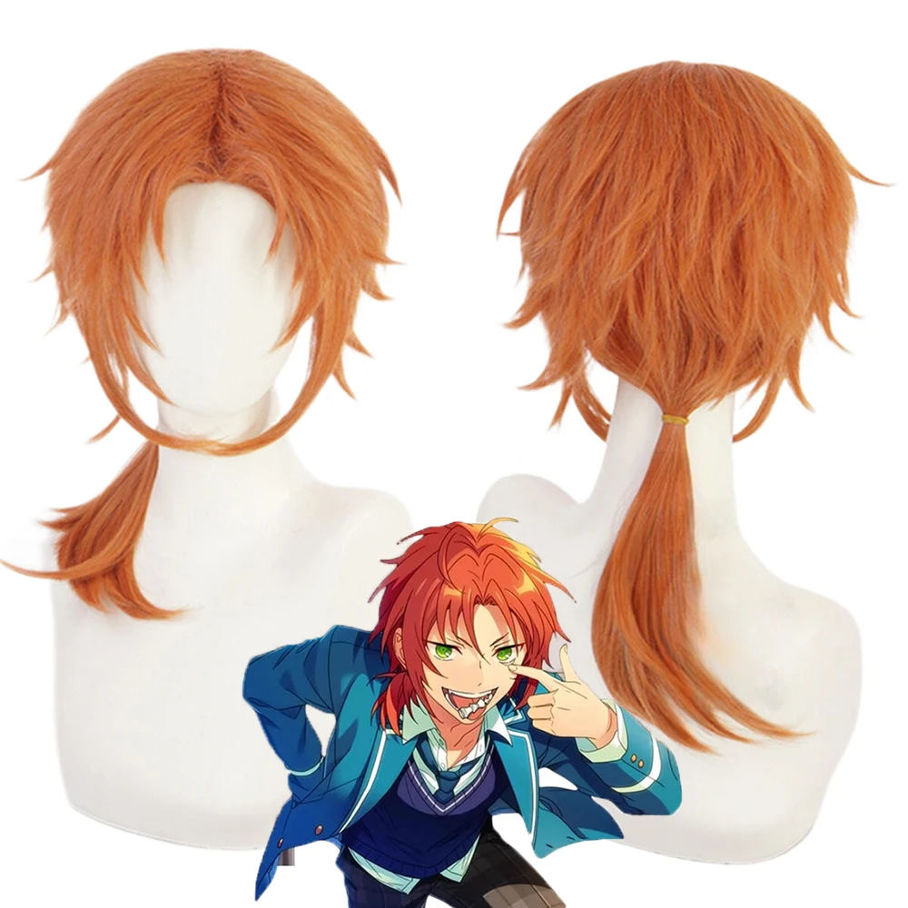 Tsukinaga Leo Cosplay Wig Long Dark Orange Anime ES Wigs Heat Resistant Synthetic Hair Halloween Wig+ Wig Cap
Tsukinaga Leo Cosplay Wig Long Dark Orange Anime ES Wigs Heat Resistant Synthetic Hair Halloween Wig+ Wig Cap