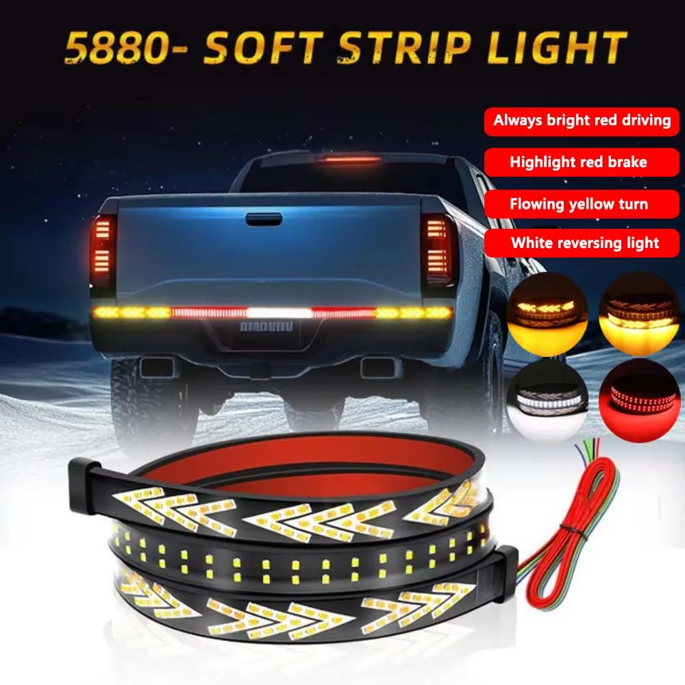 12V 24V Car Rear Tail Brake Turn Signal Light Reverse Double Flash Warning Light LED Strip Arrow for Pickup Truck Jeep
12V 24V Car Rear Tail Brake Turn Signal Light Reverse Double Flash Warning Light LED Strip Arrow for Pickup Truck Jeep