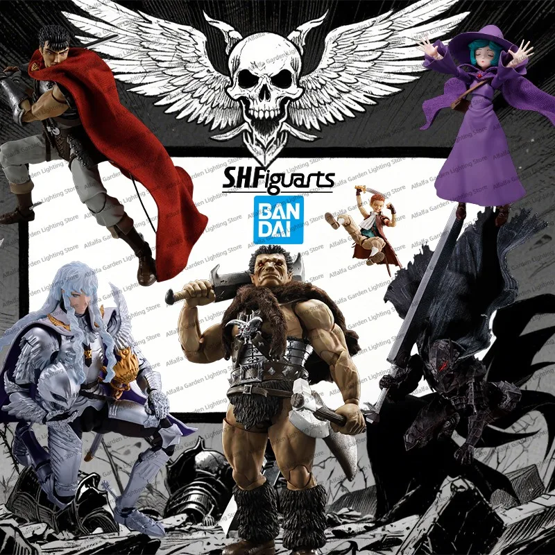 Bandai SHF Berserk Guts Farnese de Vandimion Schierke Action Figures Posable Collectibles Painted Detailed Anime-Accurate 
Bandai SHF Berserk Guts Farnese de Vandimion Schierke Action Figures Posable Collectibles Painted Detailed Anime-Accurate