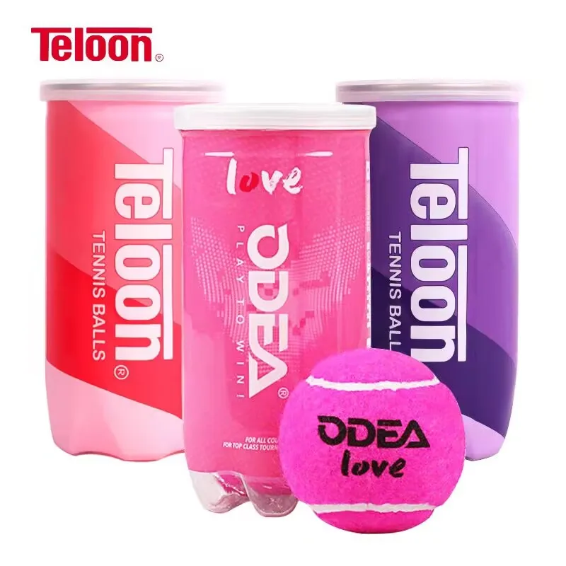 Teloon Tennis Balls Pink and Purple Canned Tennis for Men and Women Professional Beginner Training Tennis Durable
Teloon Tennis Balls Pink and Purple Canned Tennis for Men and Women Professional Beginner Training Tennis Durable