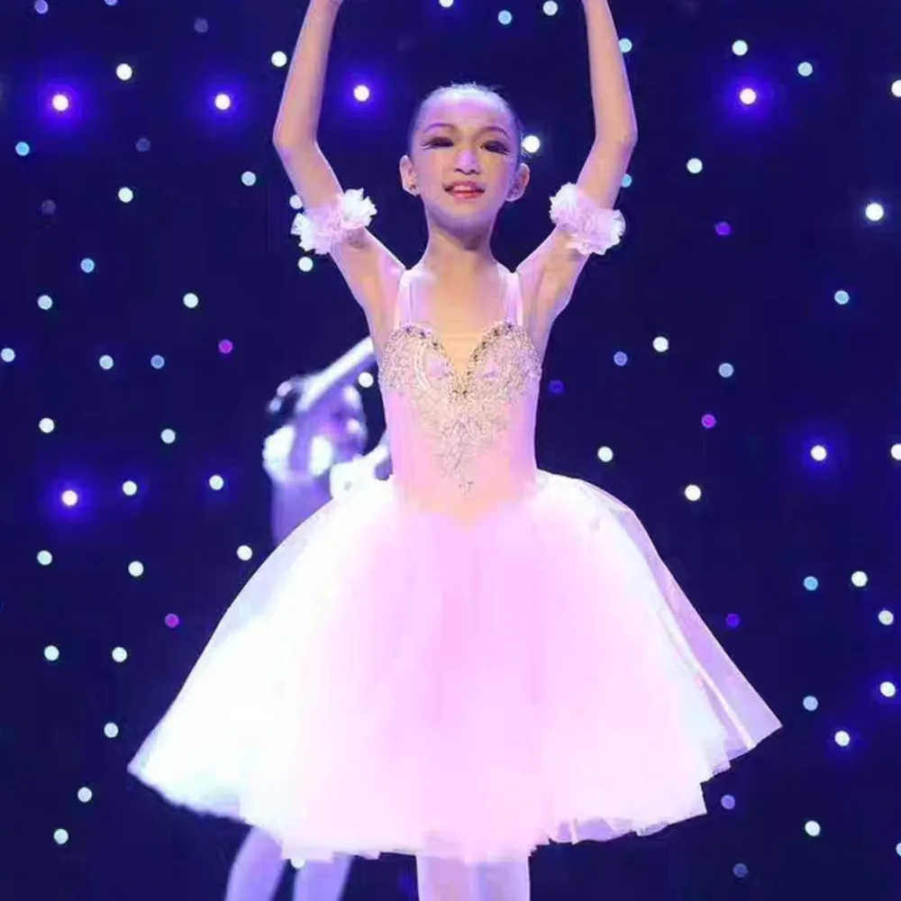 Ballerina Princess Party Costume Kids Sequin Flower Girls Dance Wear Gymnastic Ballet Leotard Platter Pancake Tutu Long Dress
Ballerina Princess Party Costume Kids Sequin Flower Girls Dance Wear Gymnastic Ballet Leotard Platter Pancake Tutu Long Dress