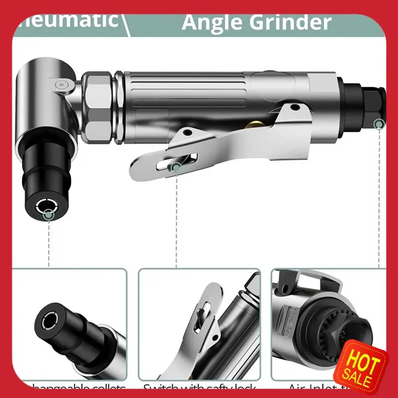 A08I Angle Air Die Grinder, 90 Degree Heavy Duty 20,000 RPM Compressed Sander Polisher Tool For Contour Grinding, Polishing
A08I Angle Air Die Grinder, 90 Degree Heavy Duty 20,000 RPM Compressed Sander Polisher Tool For Contour Grinding, Polishing