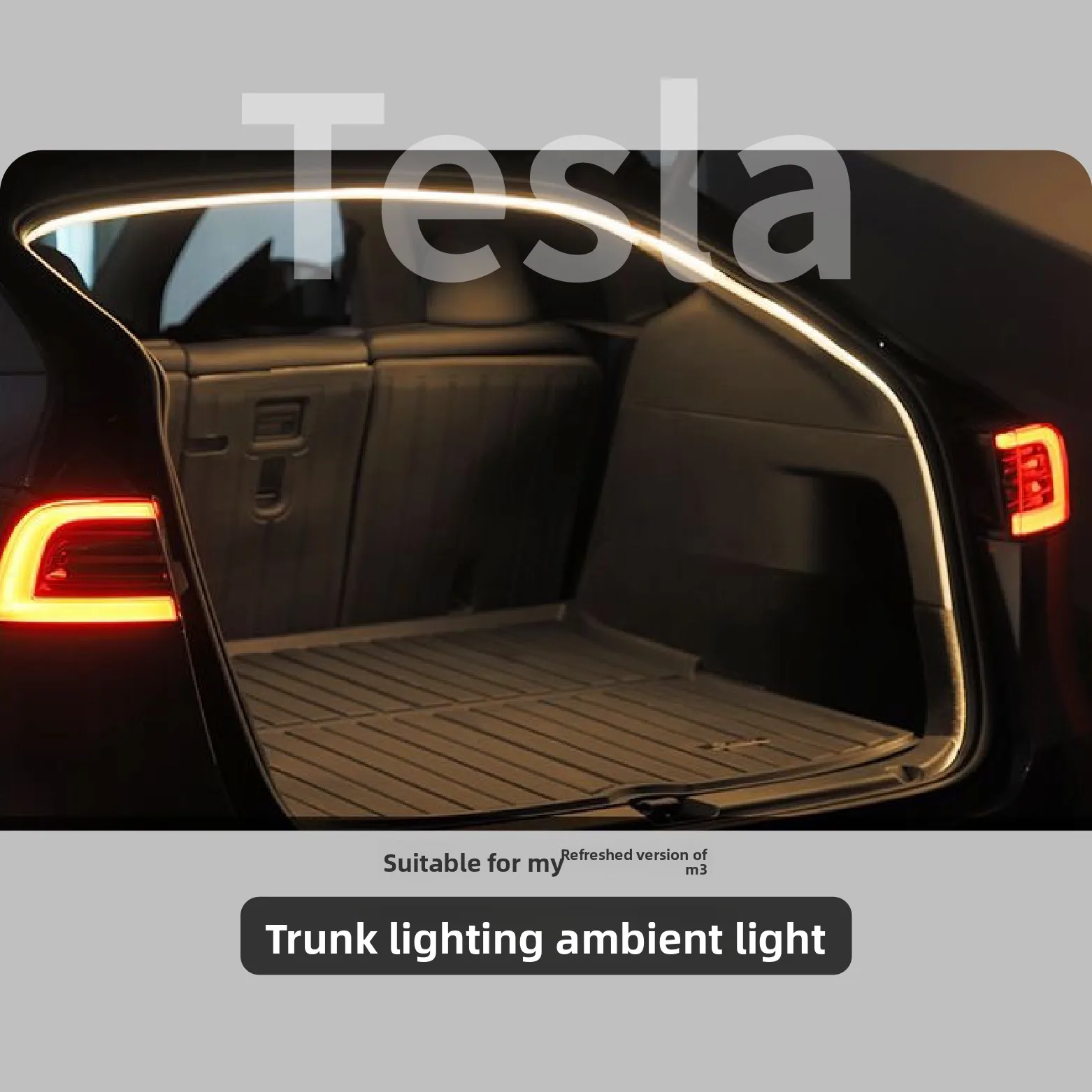 Trunk Lighting Ambient Light for Tesla Model Y Car LED Tailbox Light
Trunk Lighting Ambient Light for Tesla Model Y Car LED Tailbox Light