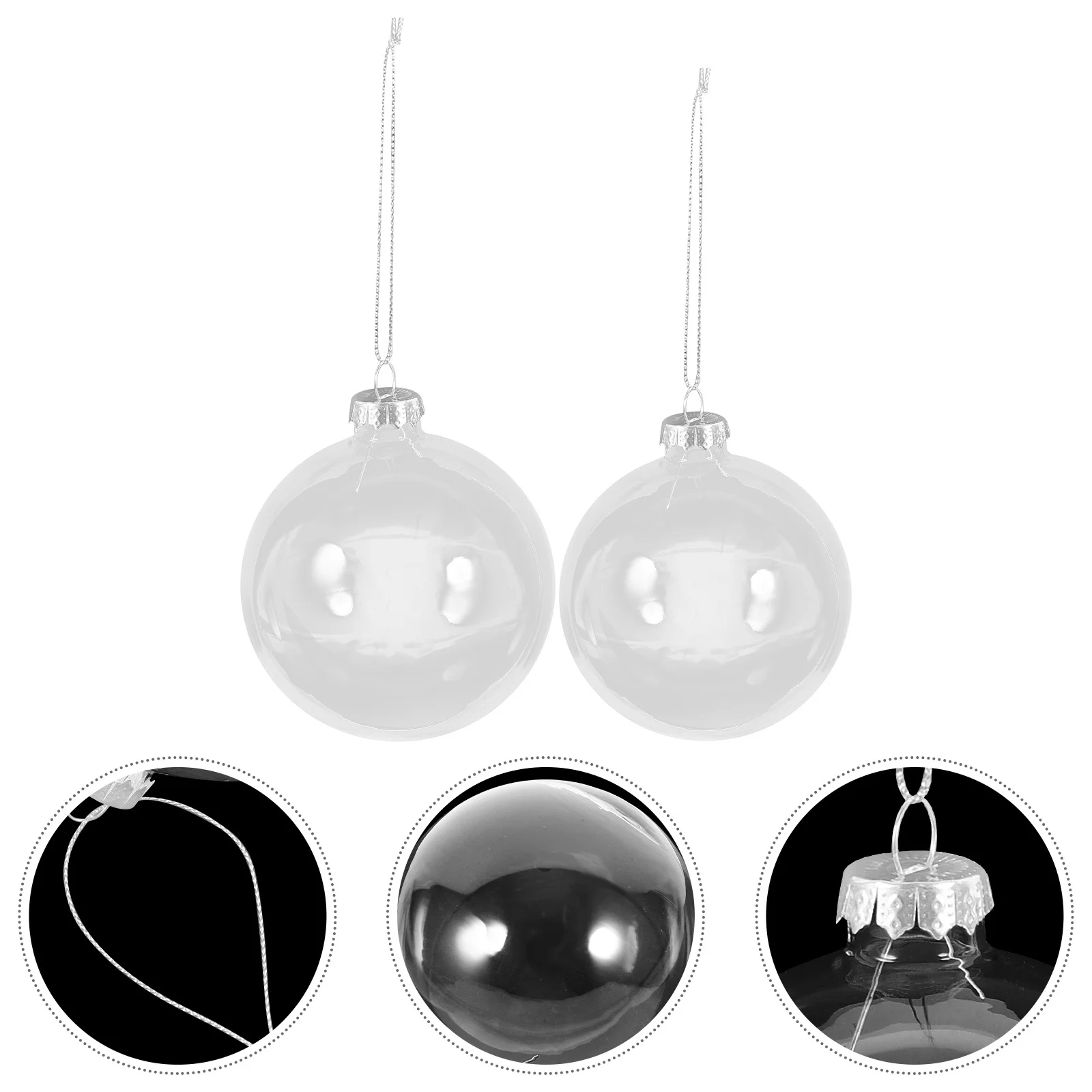 2Pcs Christmas Ball Glass Ornament Hanging Decoration Delicate Party Festival Embellishment Holiday Indoor Outdoor
2Pcs Christmas Ball Glass Ornament Hanging Decoration Delicate Party Festival Embellishment Holiday Indoor Outdoor