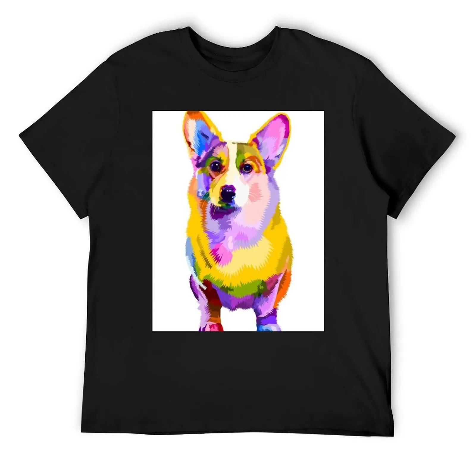 【colorful corgi】 T-Shirt funny gifts graphic t shirt vintage luxury designer vintage black t shirts for men
【colorful corgi】 T-Shirt funny gifts graphic t shirt vintage luxury designer vintage black t shirts for men
