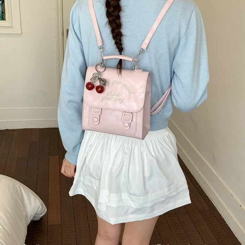 Women's Versatile Letter Embroidered Backpack with Cherry Accent for Work, Errands, Travel and Everyday Wear Women Handbags
Women's Versatile Letter Embroidered Backpack with Cherry Accent for Work, Errands, Travel and Everyday Wear Women Handbags