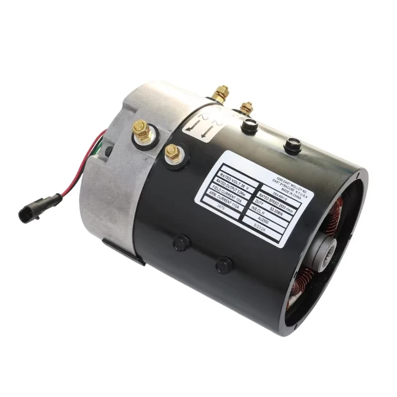 Golf Cart 36V Motor DE4-4001-S Drive Motor 3.0Kw
Golf Cart 36V Motor DE4-4001-S Drive Motor 3.0Kw