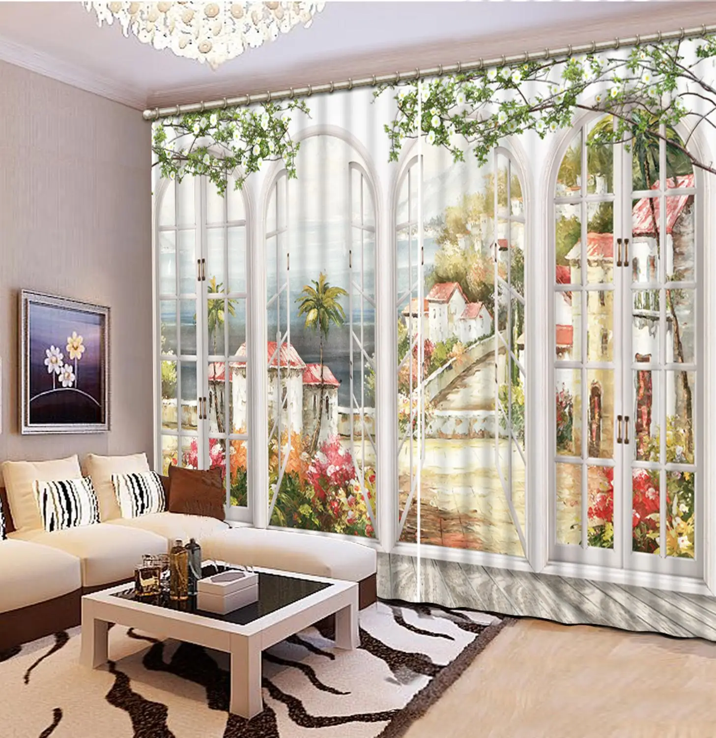 3D Curtain Luxury Blackout Window Curtain Living Room roman curtains for bedroom Blackout curtain
3D Curtain Luxury Blackout Window Curtain Living Room roman curtains for bedroom Blackout curtain