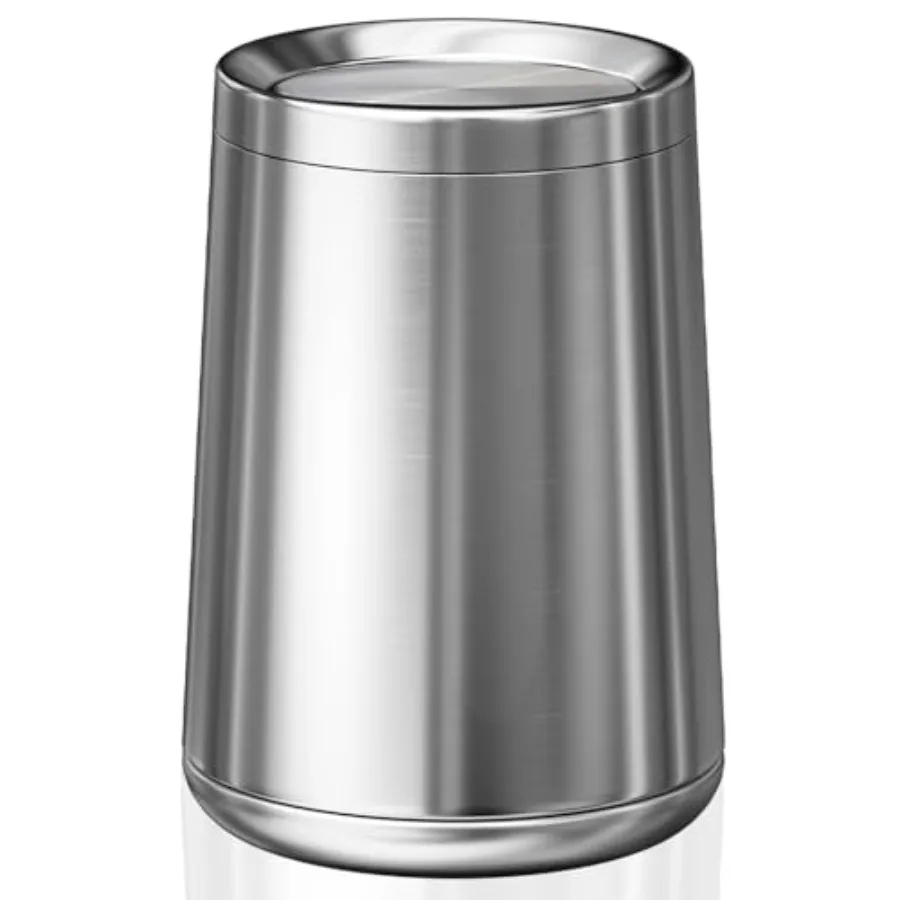 10L/ 2.6Gal Small Stainless Steel Sliver Trash CanMetal Bathroom Garbage can with Lid Modern Home Décor Wastebasket with Flippi
10L/ 2.6Gal Small Stainless Steel Sliver Trash CanMetal Bathroom Garbage can with Lid Modern Home Décor Wastebasket with Flippi