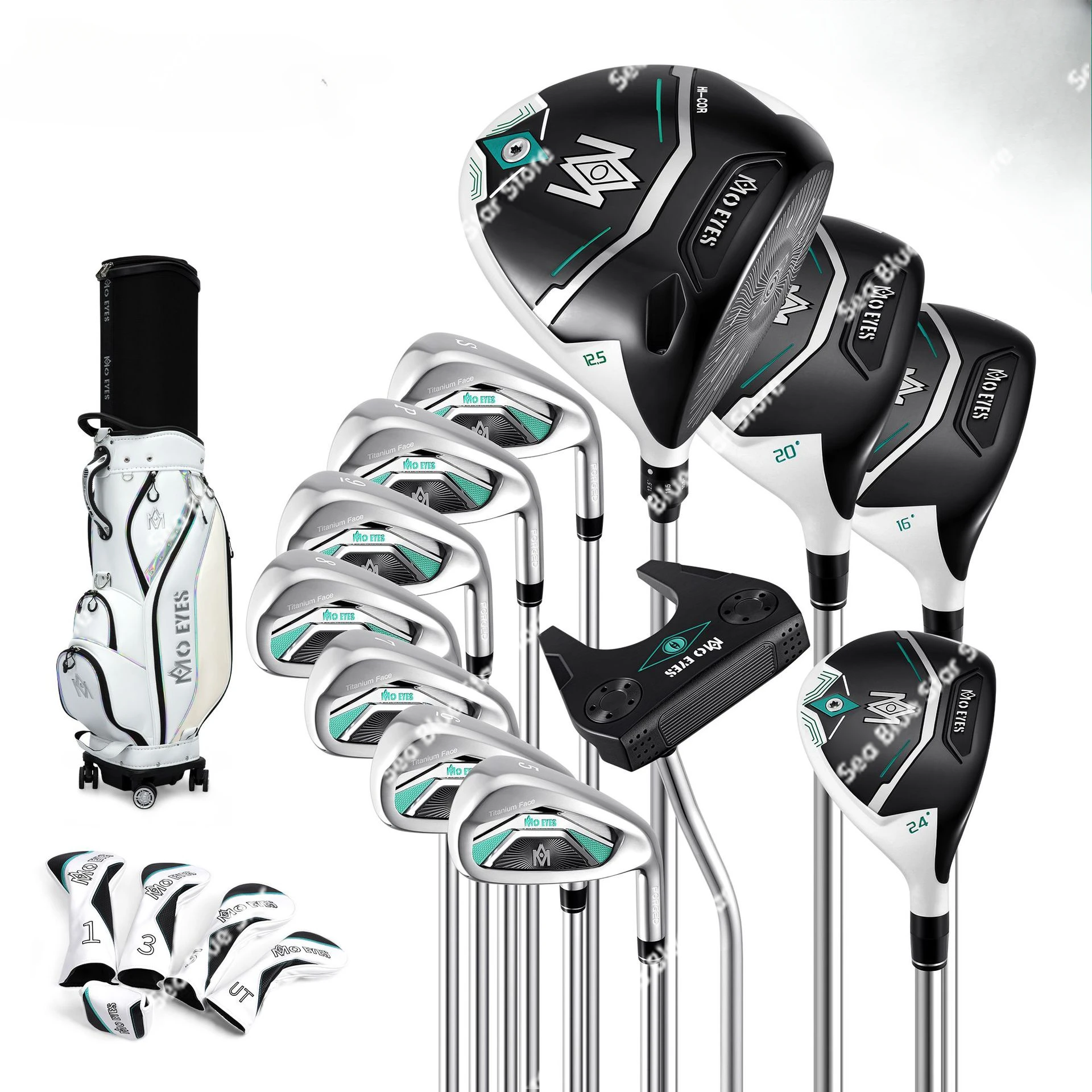 Golf club women's full set of high rebound lightweight No. 1 wood iron group telescopic bag
Golf club women's full set of high rebound lightweight No. 1 wood iron group telescopic bag