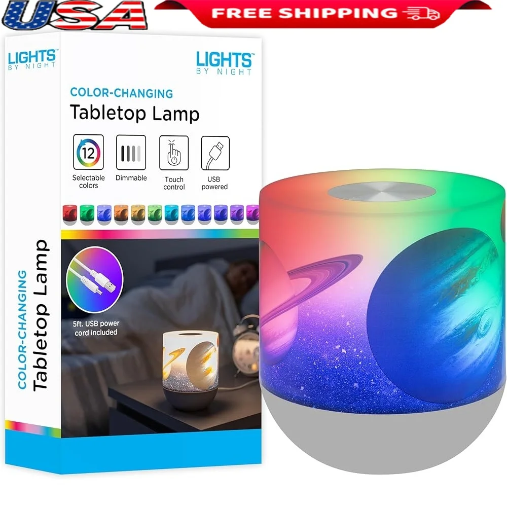 Color Changing Table Lamp Touch Sensor Galaxy Night Light Dimmable USB Powered 12 Colors Ideal Children's Bedroom
Color Changing Table Lamp Touch Sensor Galaxy Night Light Dimmable USB Powered 12 Colors Ideal Children's Bedroom