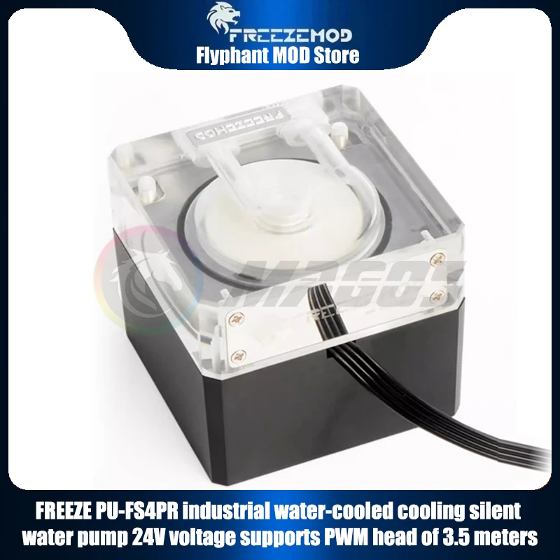 FREEZEMOD Industrial Cooling Silent DDC Water Pump 24V Voltage Support PWM Lift 3.5m 480L/H PC Cooler PU-FS4PR
FREEZEMOD Industrial Cooling Silent DDC Water Pump 24V Voltage Support PWM Lift 3.5m 480L/H PC Cooler PU-FS4PR