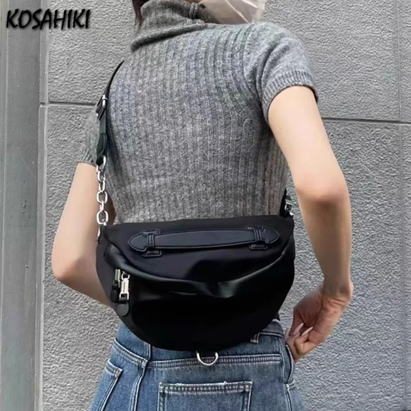 Women Chest Bags Y2k Aesthetic Vintage Casual All Match Shoulder Bag Korean Streetwear Female Handbags Crossbody Trendy Fashion
Women Chest Bags Y2k Aesthetic Vintage Casual All Match Shoulder Bag Korean Streetwear Female Handbags Crossbody Trendy Fashion