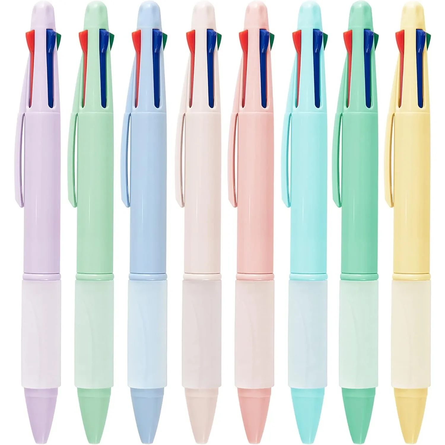 Multicolor Ball Point Pens 4-in-1 Colored Pens (1.0mm) Assorted Inks 4-Color Ballpoint Pen (8 pack)
Multicolor Ball Point Pens 4-in-1 Colored Pens (1.0mm) Assorted Inks 4-Color Ballpoint Pen (8 pack)