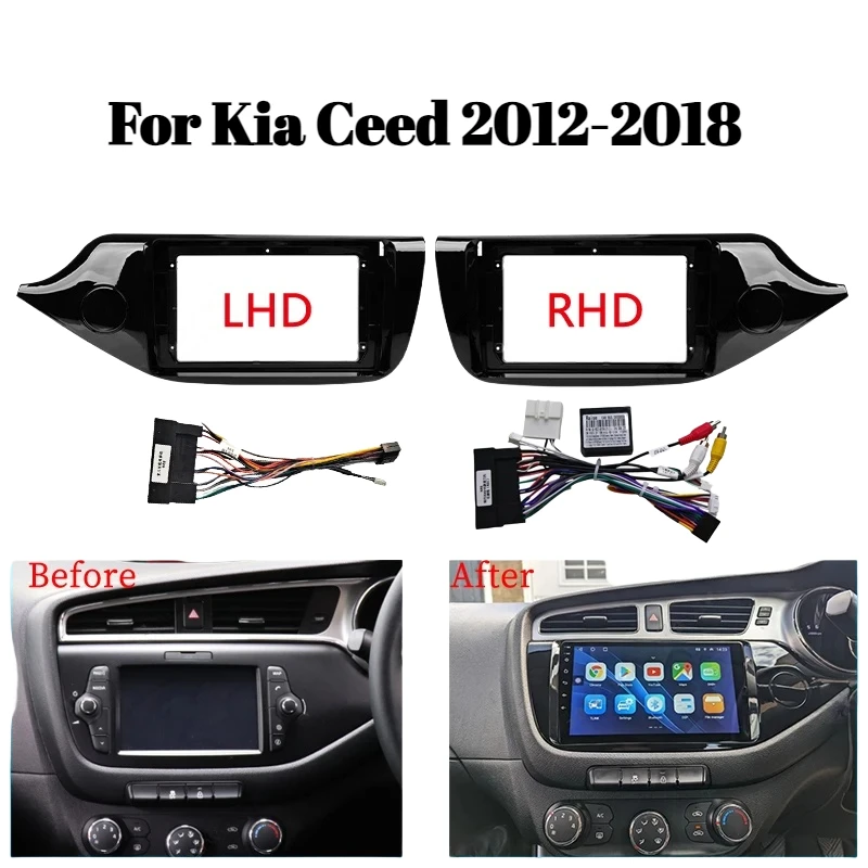 Car Frame Fascia Adapter for Kia Ceed 2012-2018 | Android Radio Dash Fitting Panel Kit
Car Frame Fascia Adapter for Kia Ceed 2012-2018 | Android Radio Dash Fitting Panel Kit