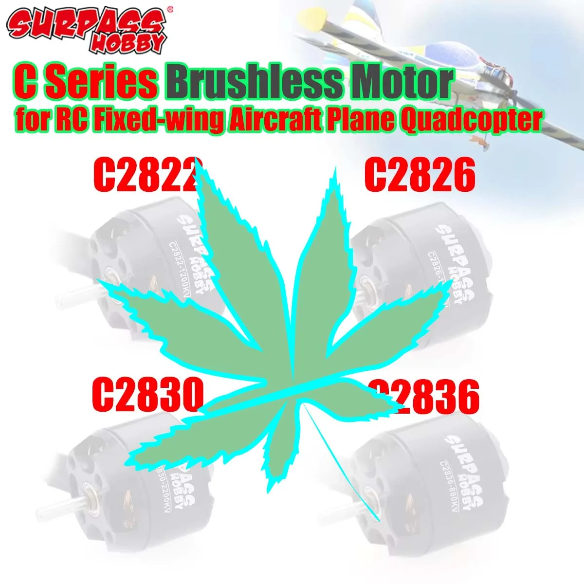 SurpassHobby 2822 2826 2830 2836 Brushless Motor C Series Motor for RC Fixed-wing Aircraft Plane Quadcopter FPV Drone Helicopter
SurpassHobby 2822 2826 2830 2836 Brushless Motor C Series Motor for RC Fixed-wing Aircraft Plane Quadcopter FPV Drone Helicopter