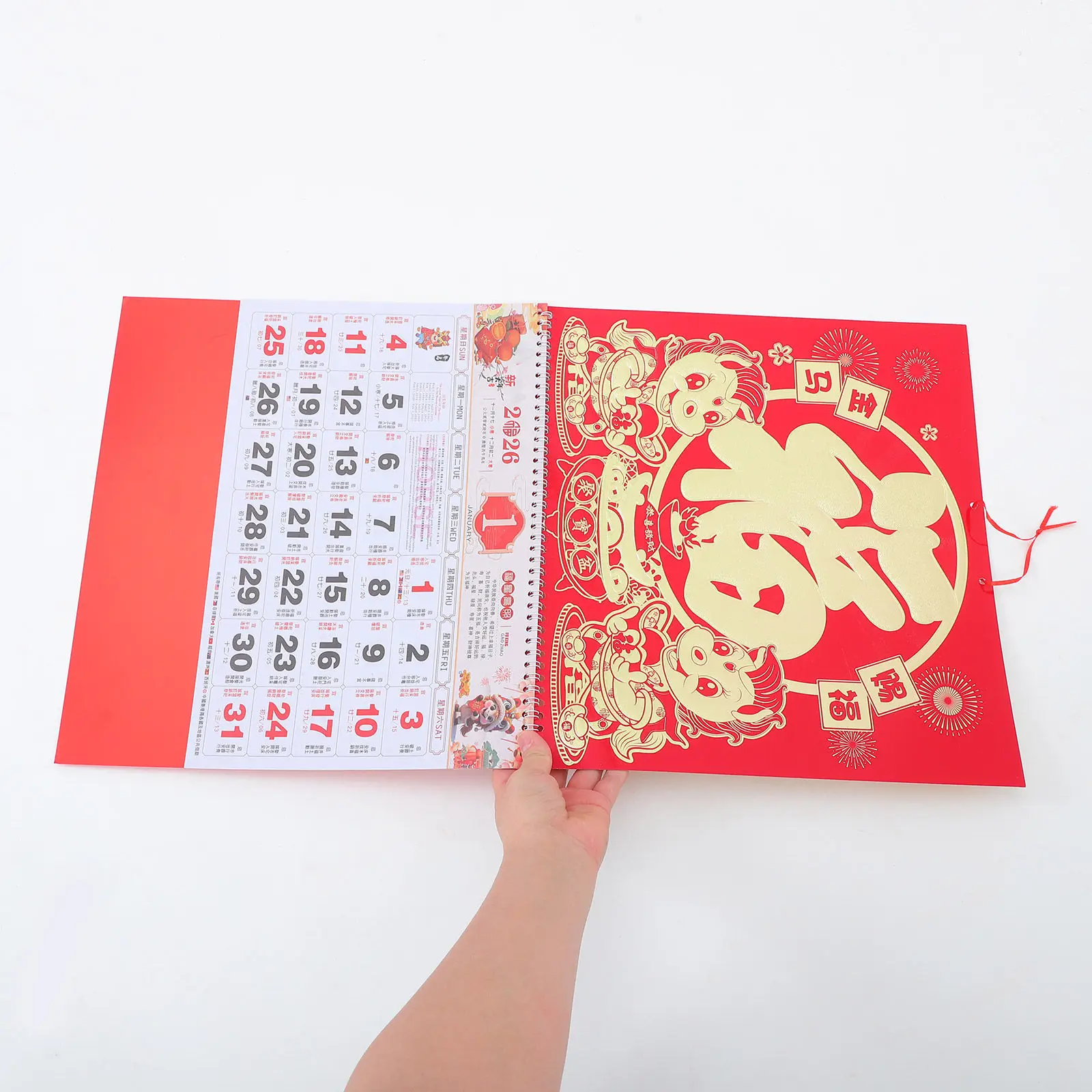 2Pcs 2026 Chinese Style Calendar Year of The Horse Traditional Office Commercial Spaces Festivals Monthly Lunar
2Pcs 2026 Chinese Style Calendar Year of The Horse Traditional Office Commercial Spaces Festivals Monthly Lunar