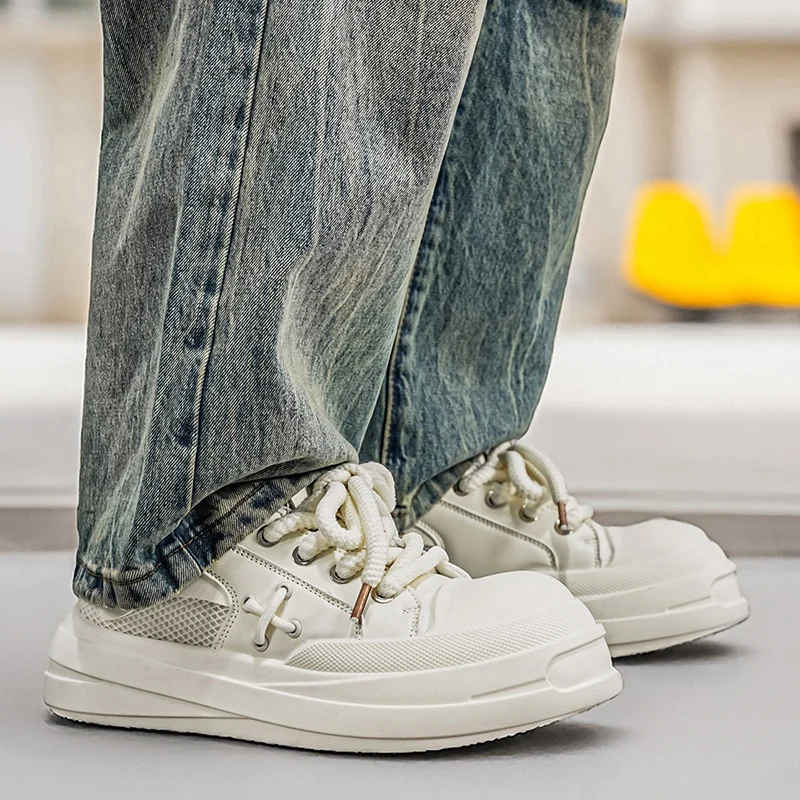 Spring New Men's Shoes Thick Sole Height Increasing Trendy Chunky Derby Shoes with Fashionable and Casual Design for Versatile
Spring New Men's Shoes Thick Sole Height Increasing Trendy Chunky Derby Shoes with Fashionable and Casual Design for Versatile