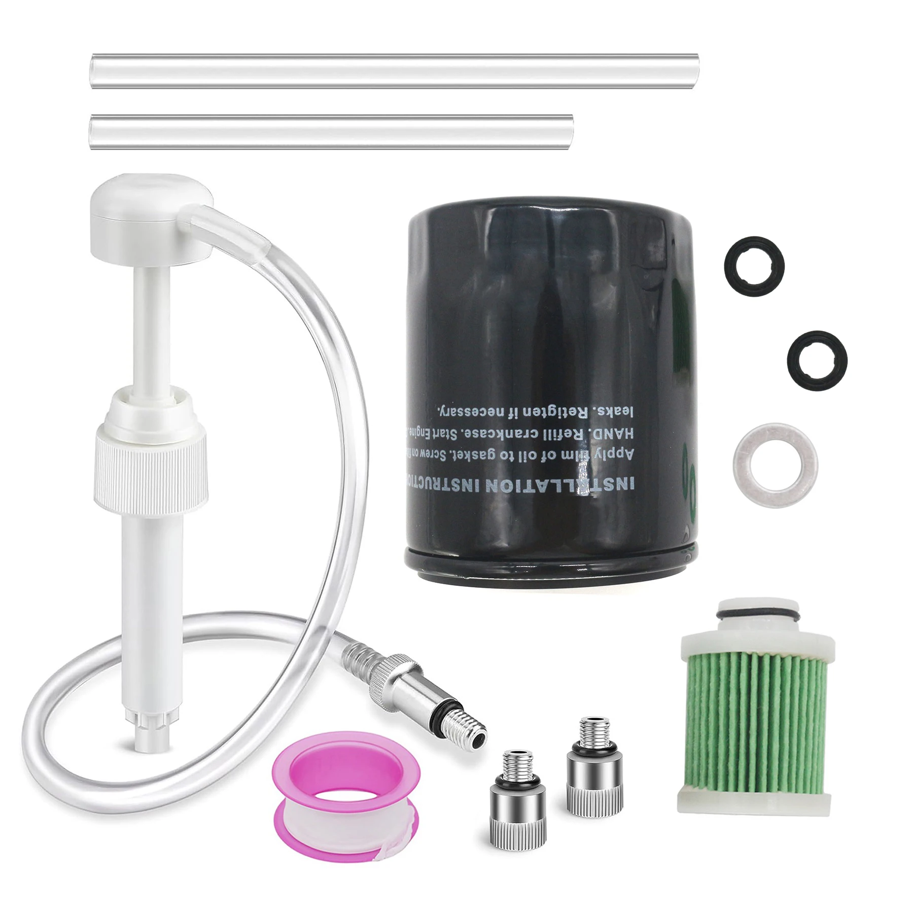 Fits for Suzuki Marine 4 Stroke DF115A DF115SS DF140A Engines 100 Hour Oil Maintenance Kit 15412-92J01 16510-96J10 16510-93J00
Fits for Suzuki Marine 4 Stroke DF115A DF115SS DF140A Engines 100 Hour Oil Maintenance Kit 15412-92J01 16510-96J10 16510-93J00