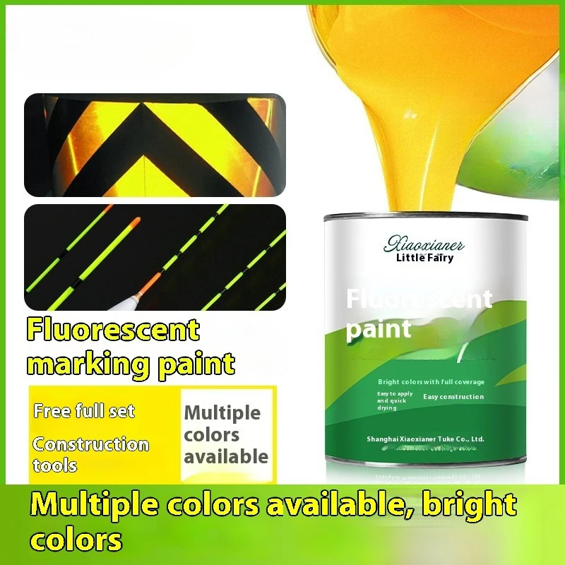 800g Night Time Super Bright Fluorescent Paint Road Traffic Warning Road Reflective Marking Eye-catching Colorful Paint
800g Night Time Super Bright Fluorescent Paint Road Traffic Warning Road Reflective Marking Eye-catching Colorful Paint